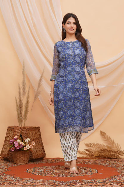 Bluewood Breeze Kota Doriya Suit