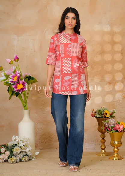 Peach Fusion Cotton Top