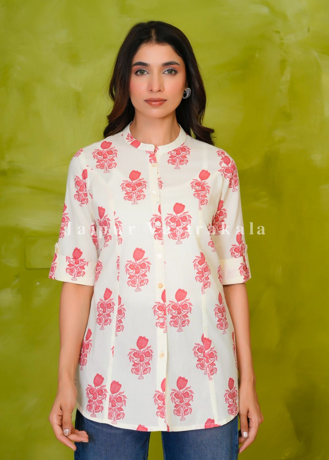 Coral Boota Cotton Top