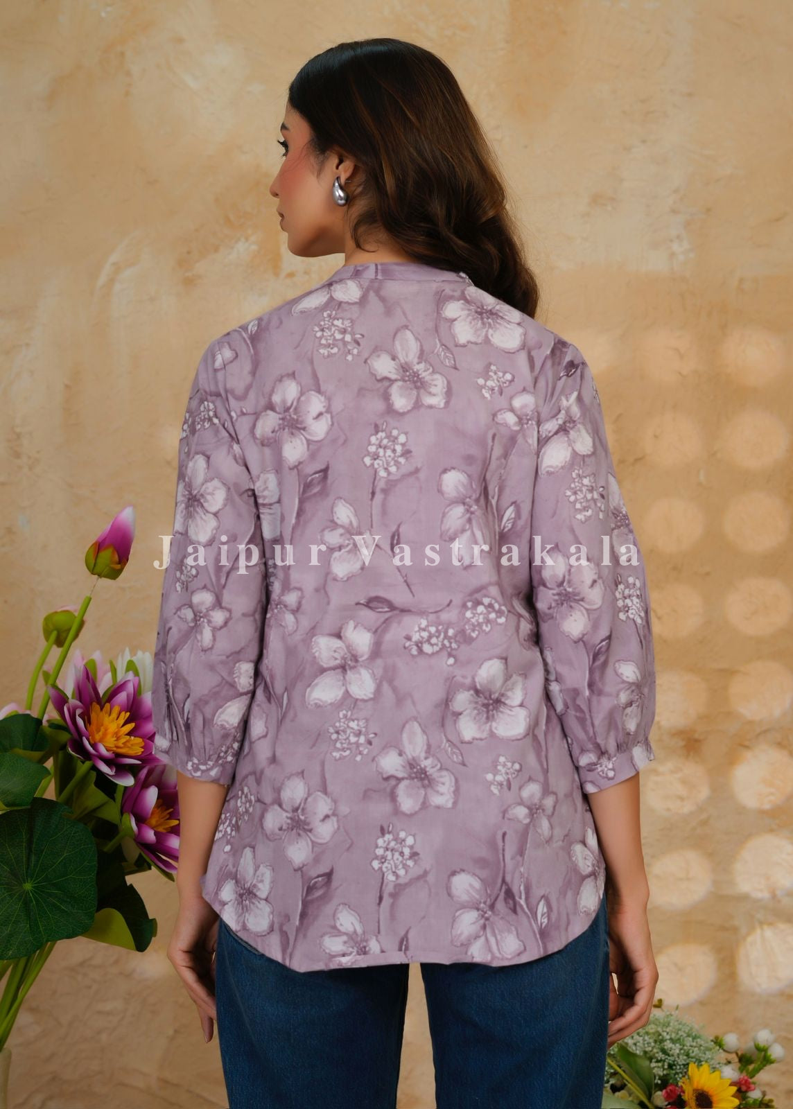 Purple Aura Cotton Top