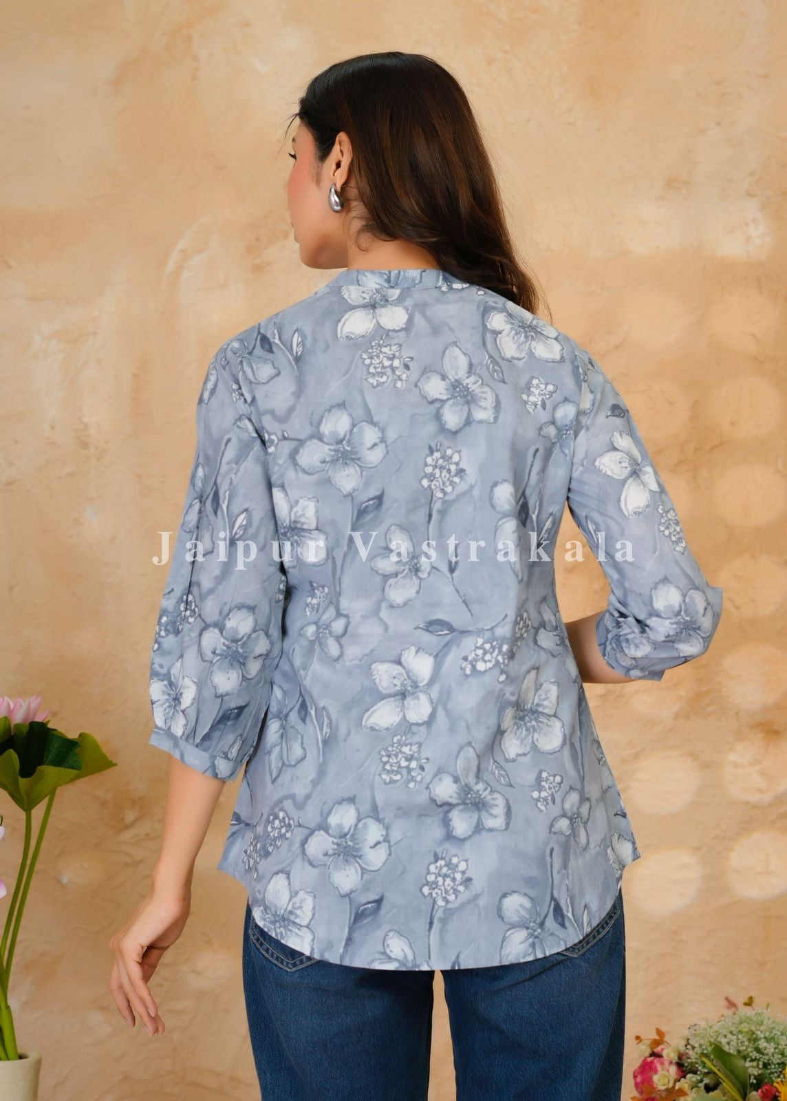 Gray Aura Cotton Top