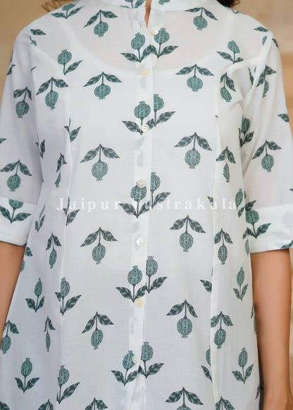 Emerald Buds Cotton Top