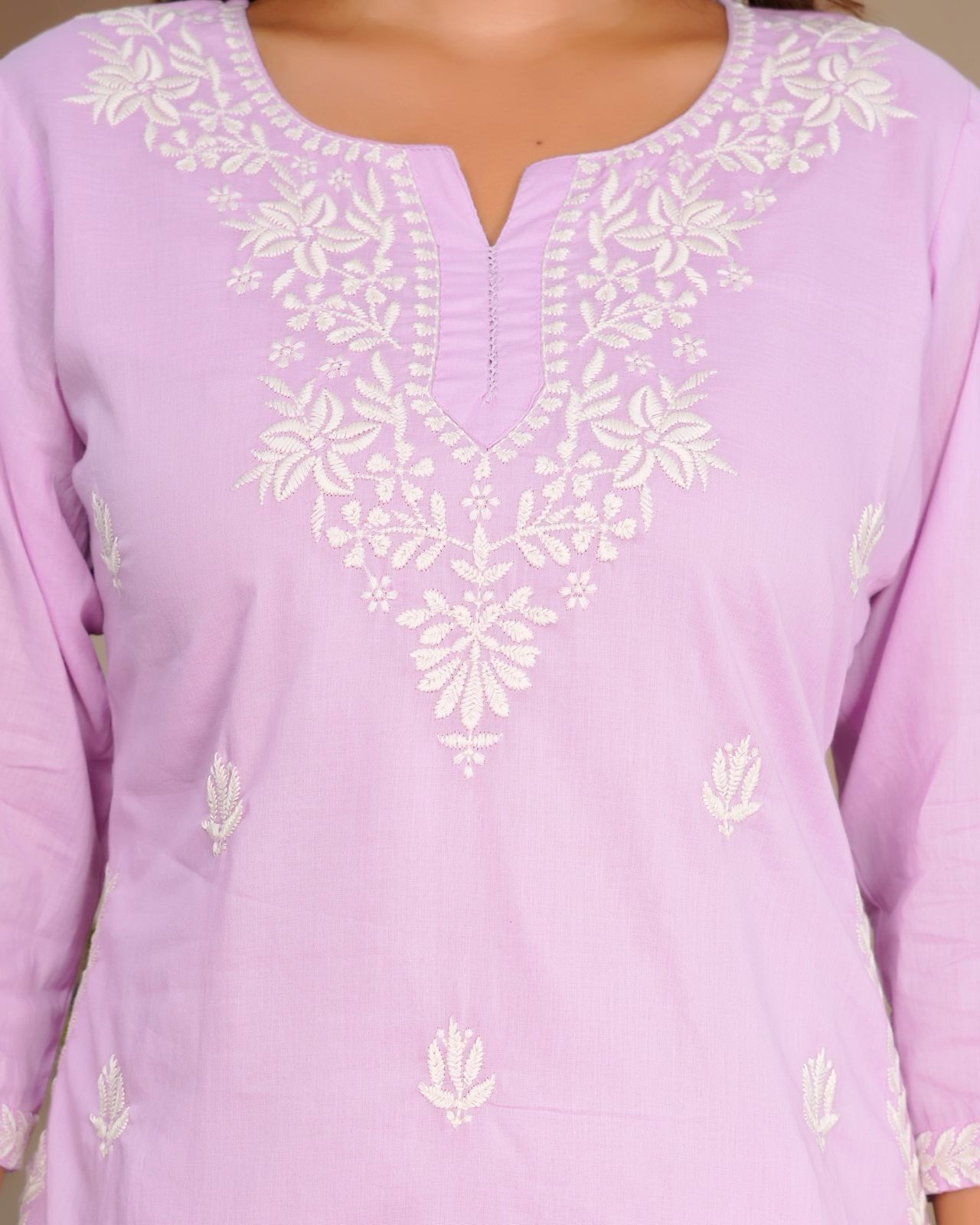 Embroidery Mul Cotton Top