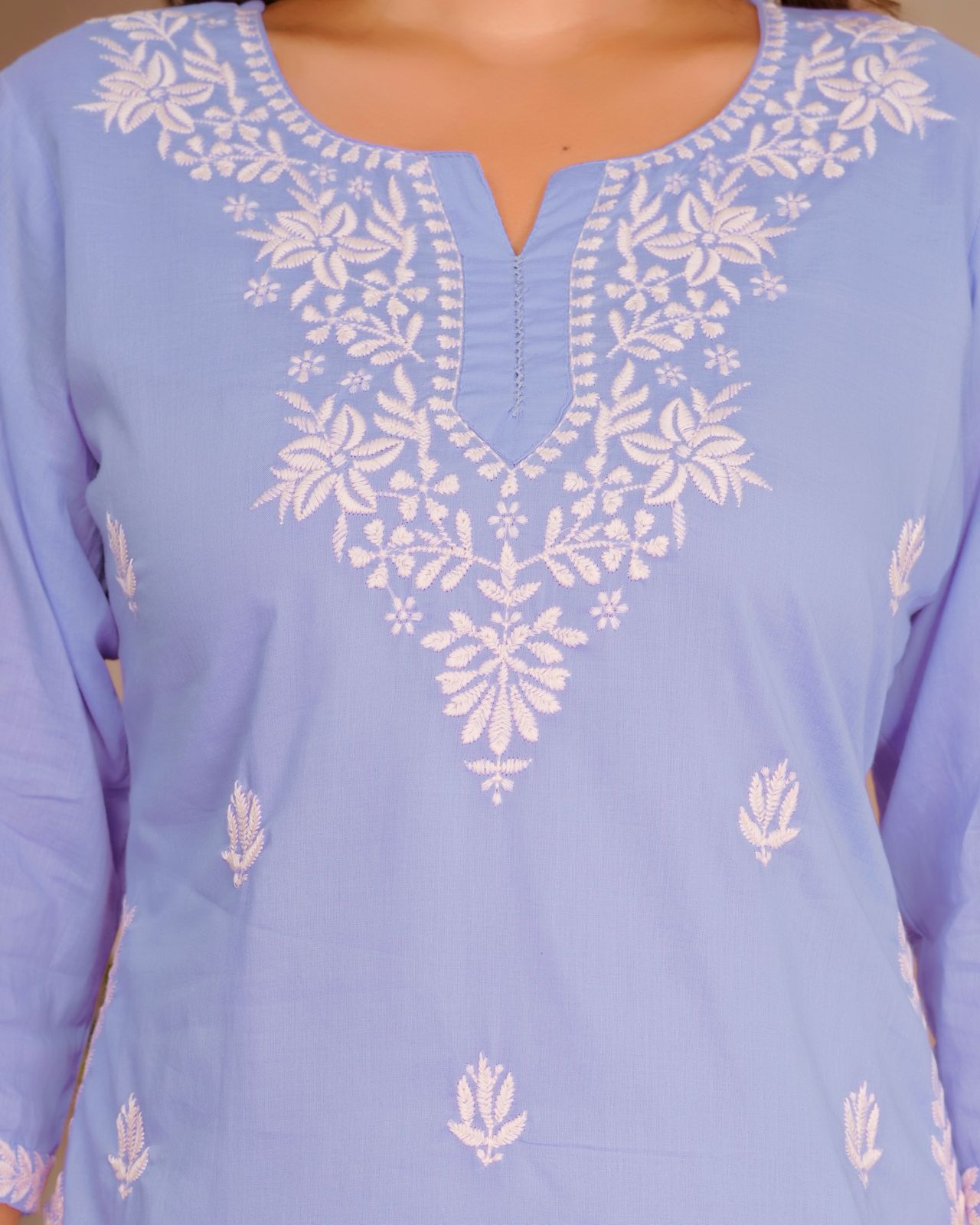 Embroidery Mul Cotton Top