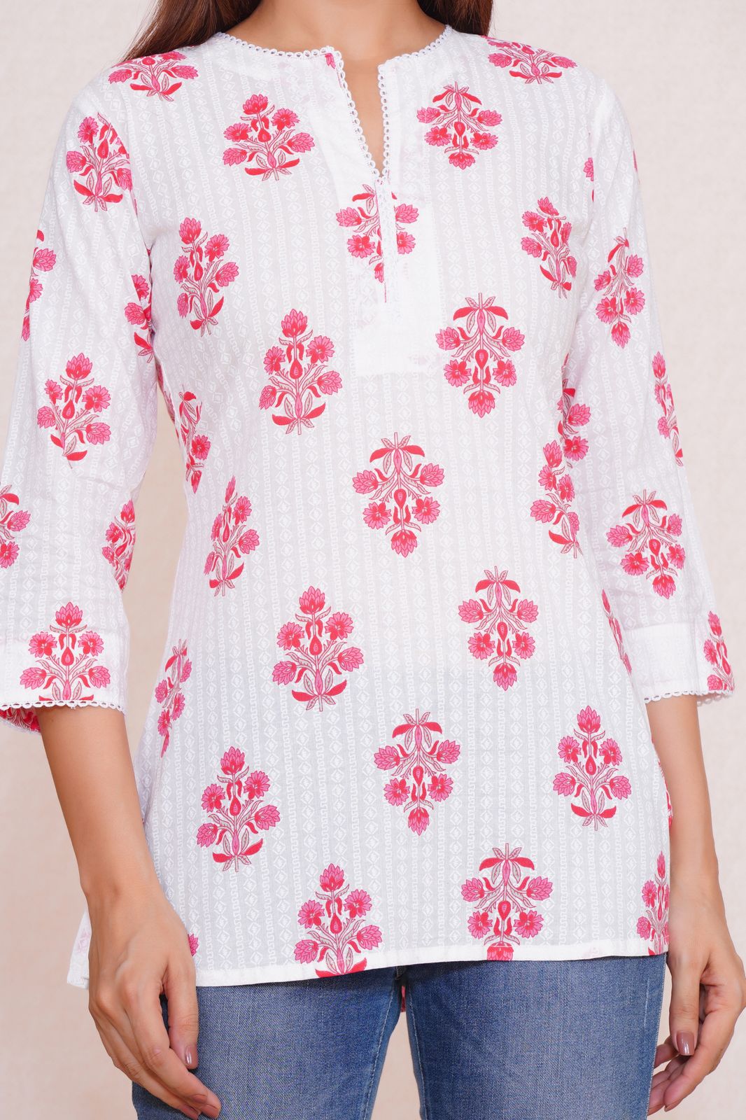 cotton printed top / dress
