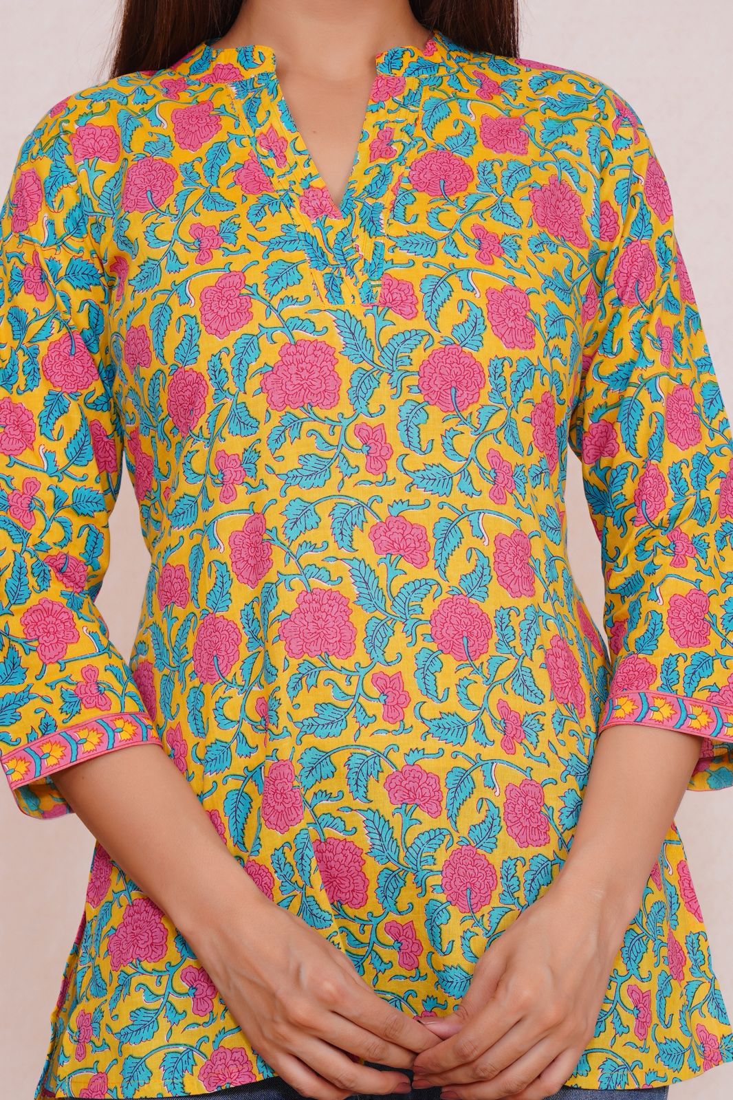 cotton printed top / dress
