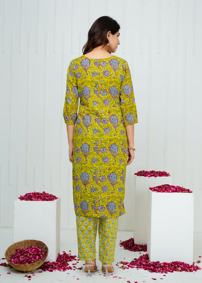 Green Meadow Kota Dupatta Suit