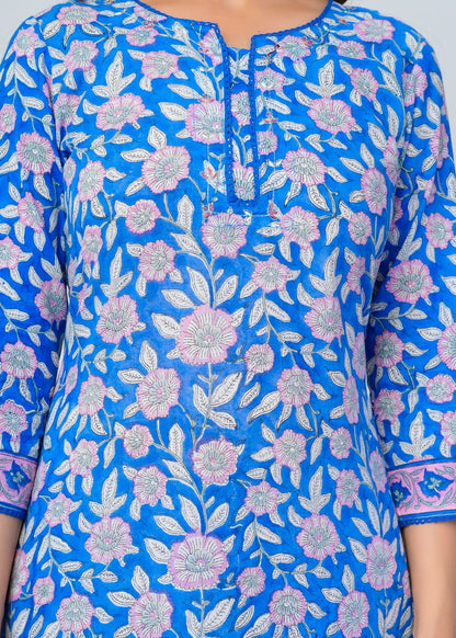 Gulrangi Neel Kota Dupatta Suit