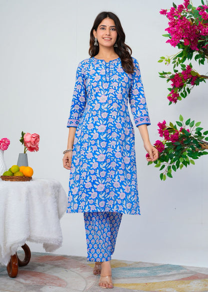 Gulrangi Neel Kota Dupatta Suit
