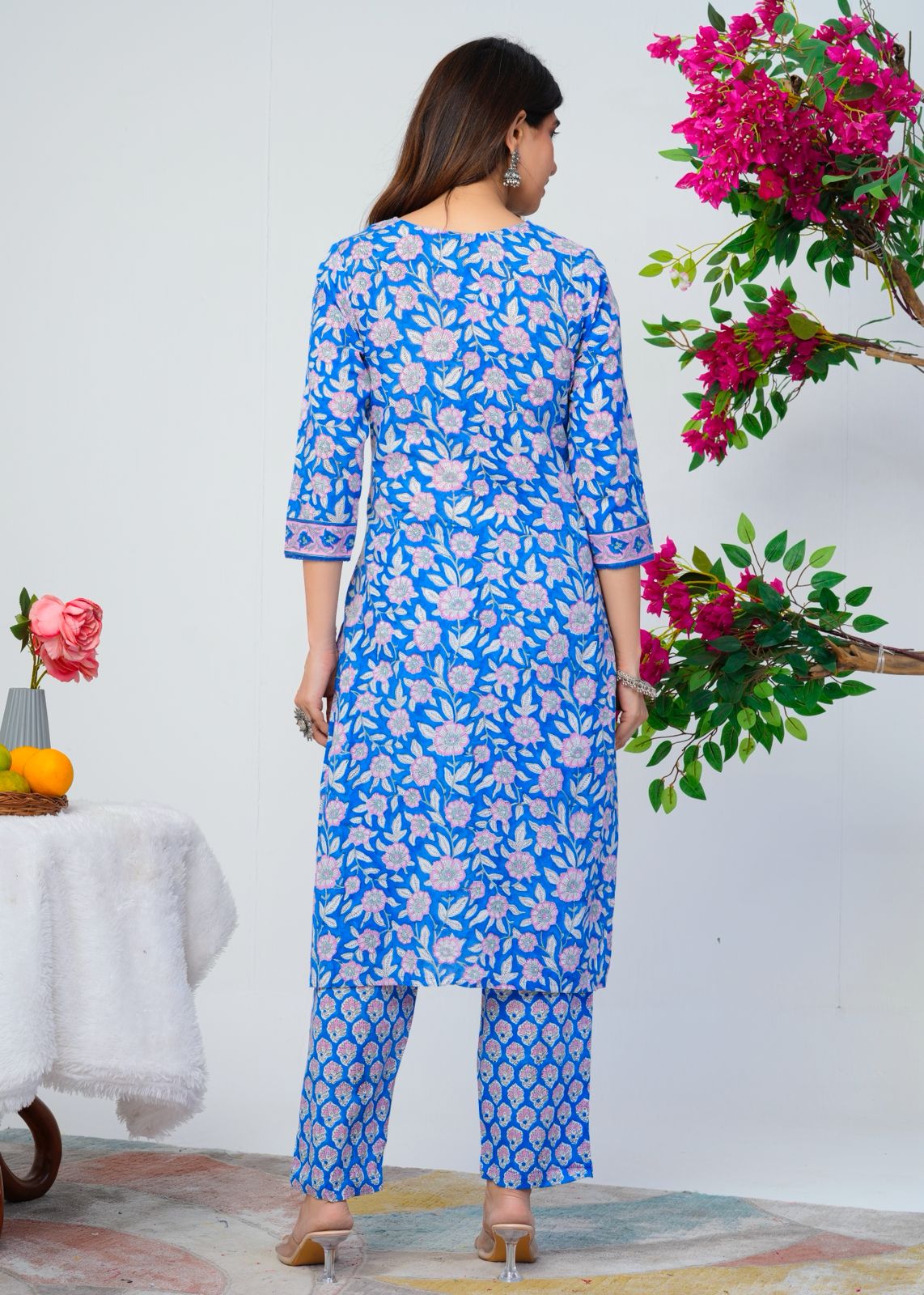 Gulrangi Neel Kota Dupatta Suit