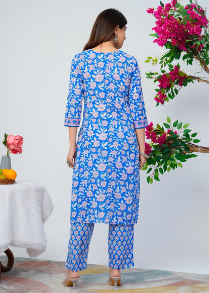 Gulrangi Neel Kota Dupatta Suit