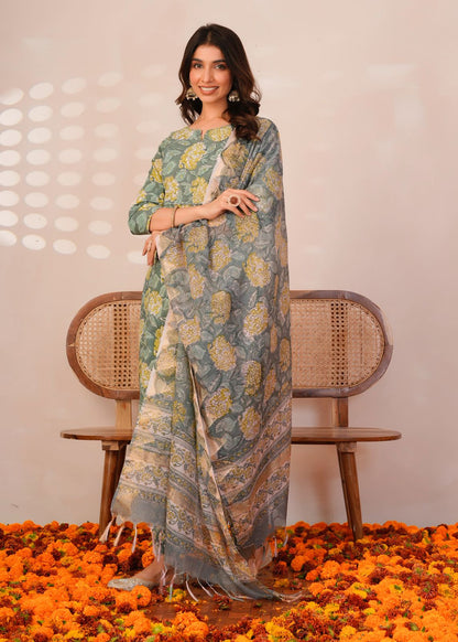 Emerald Meadow Kota Dupatta Suit
