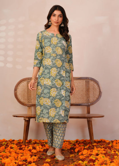 Emerald Meadow Kota Dupatta Suit