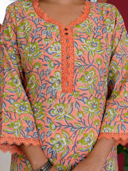 Cotton Suit With Kota Doriya Dupatta