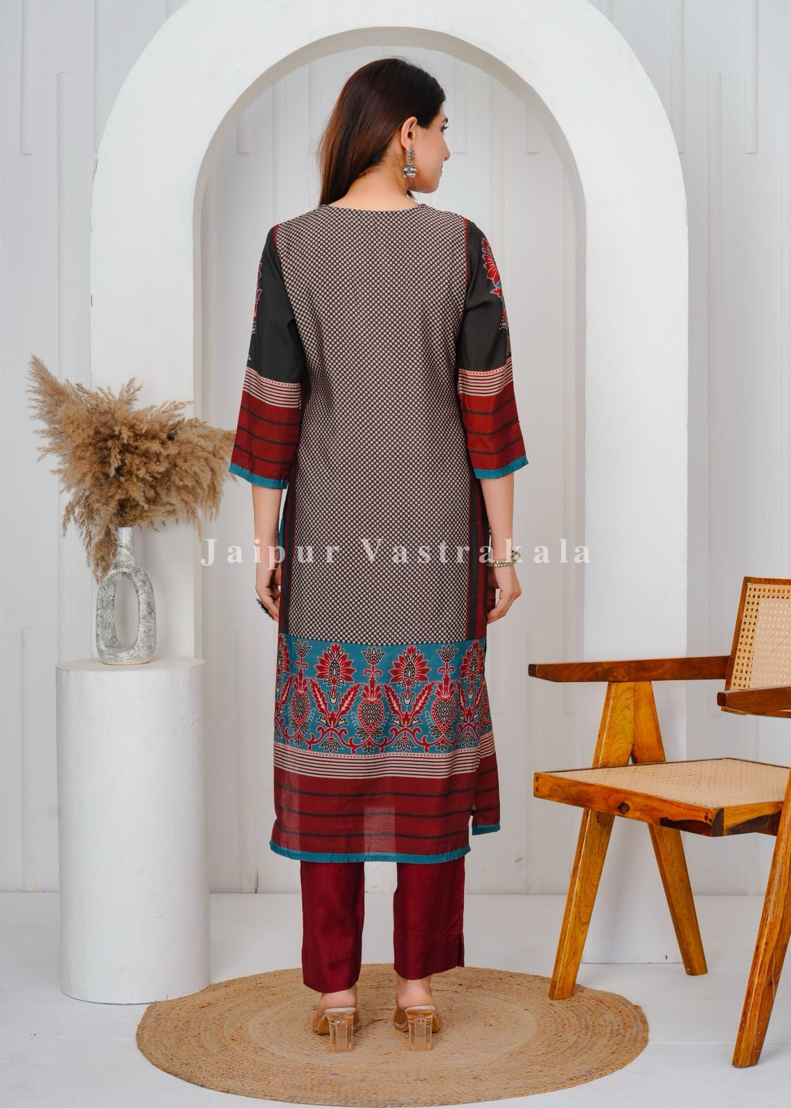 muslin silk suit