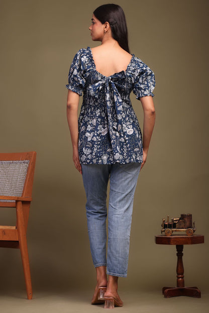 cotton printed top / dress