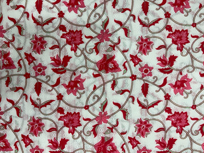 Cotton Printed Two Pc Fabric Set