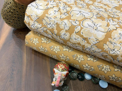 Cotton Printed Two Pc Fabric Set