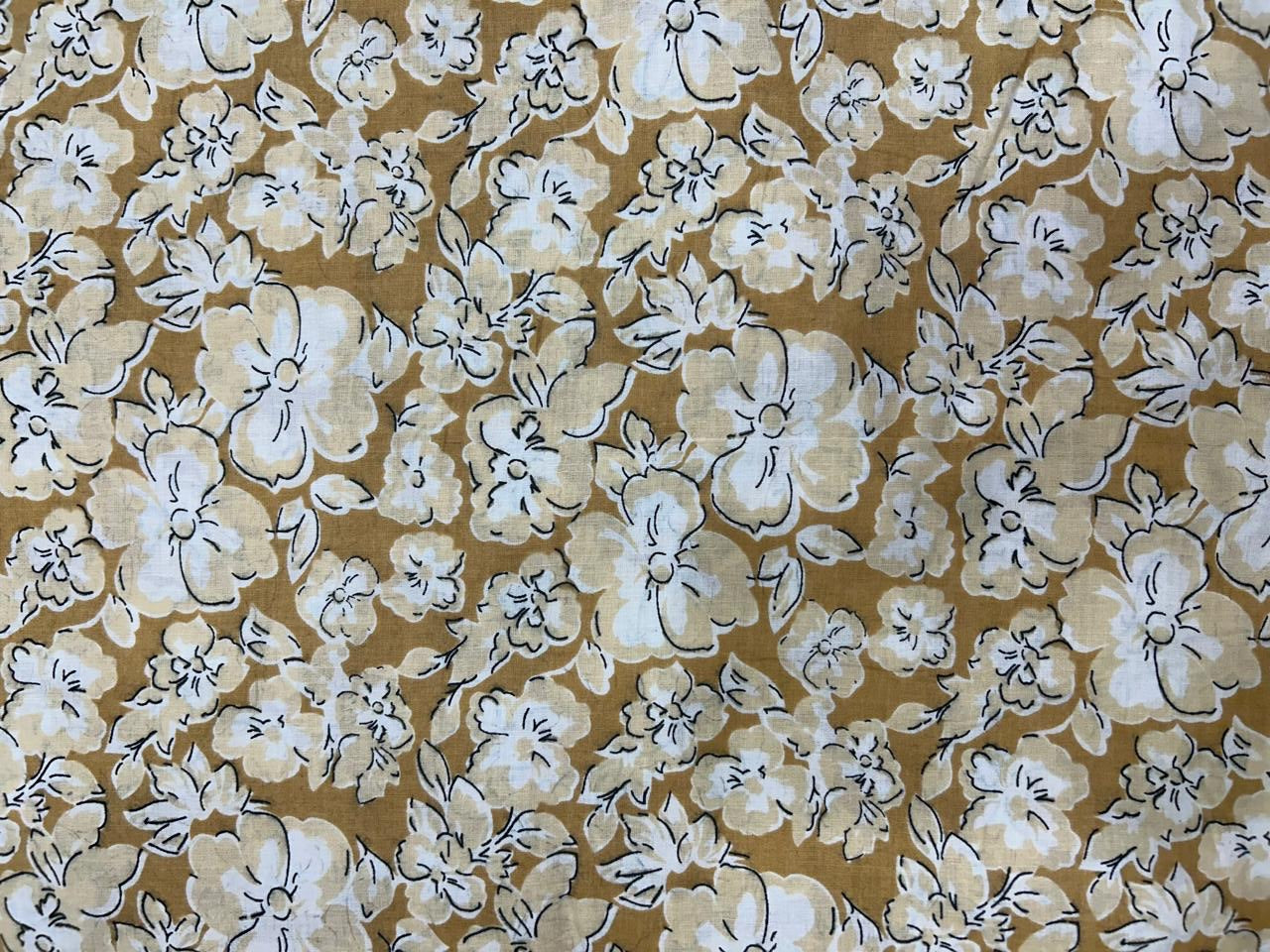 Cotton Printed Two Pc Fabric Set