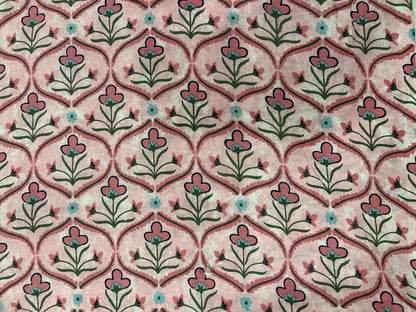 Cotton Printed Two Pc Fabric Set