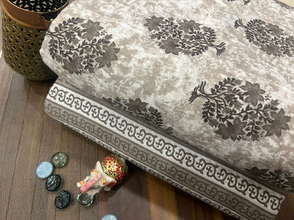 Cotton Printed Two Pc Fabric Set
