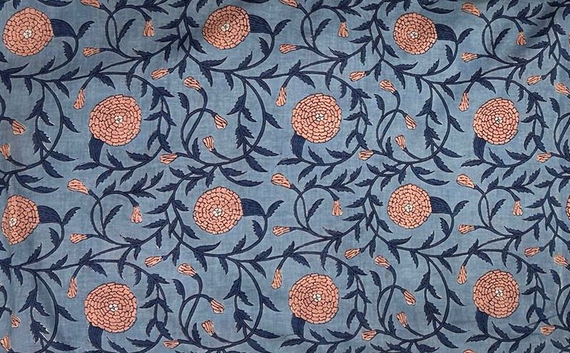 Cotton Printed Two Pc Fabric Set