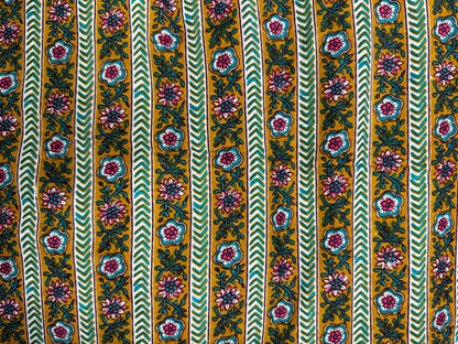 Cotton Printed Two Pc Fabric Set