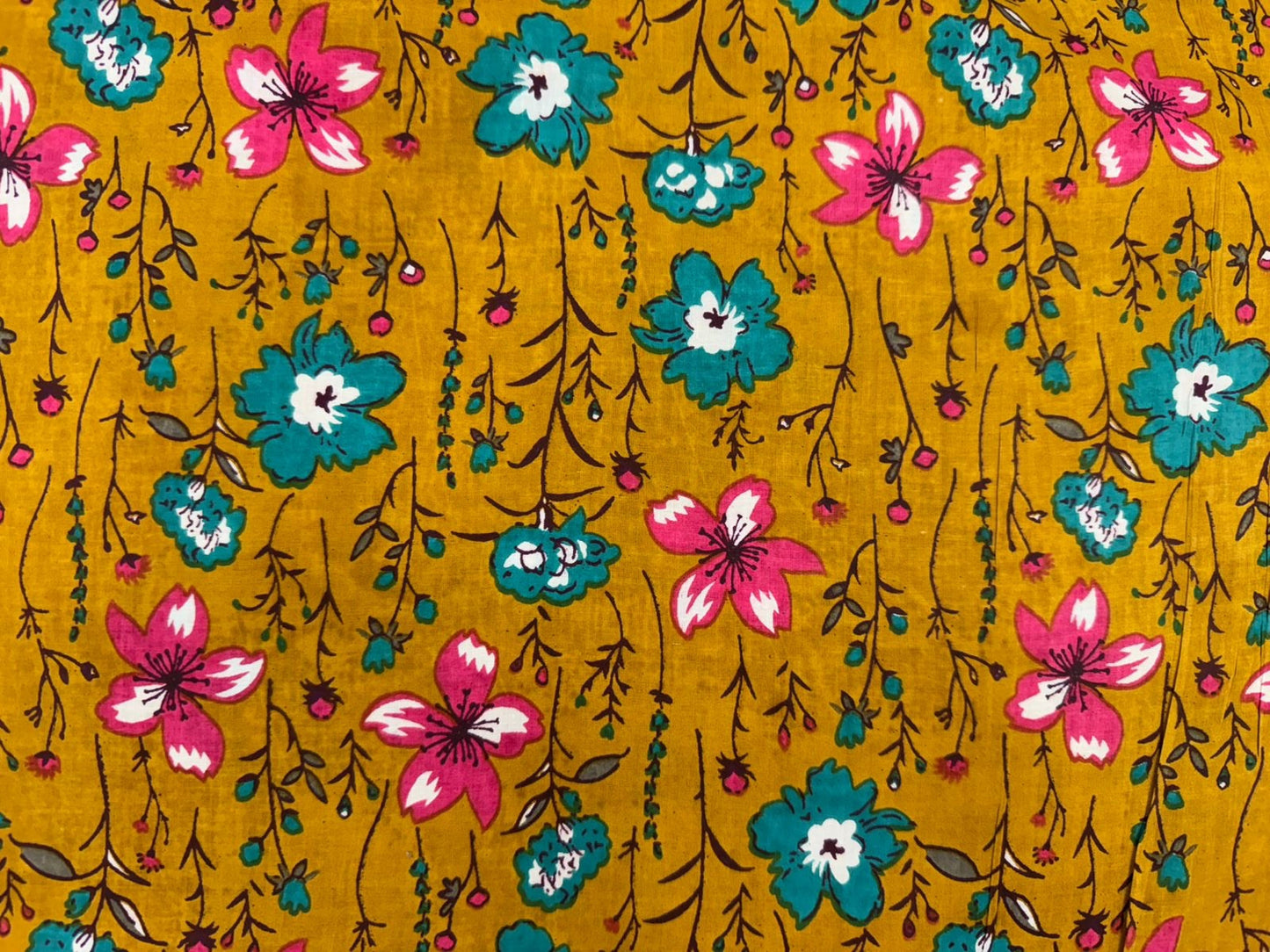 Cotton Printed Two Pc Fabric Set