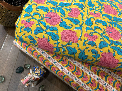 Cotton Printed Two Pc Fabric Set