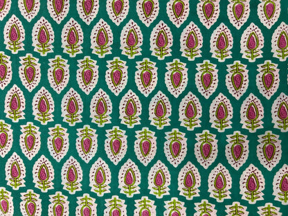 Cotton Printed Two Pc Fabric Set