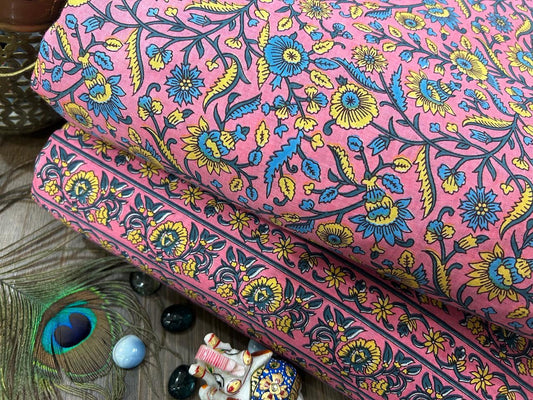 Cotton Printed Two Pc Fabric Set