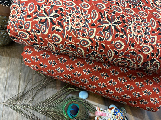 Cotton Printed Two Pc Fabric Set