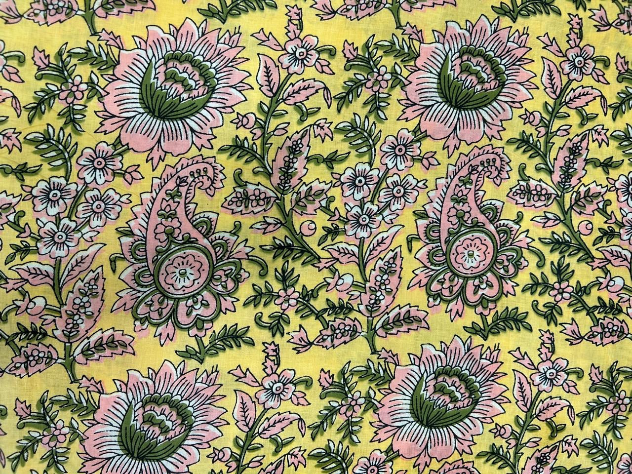Cotton Printed Two Pc Fabric Set