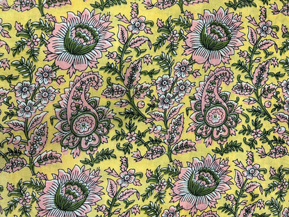 Cotton Printed Two Pc Fabric Set