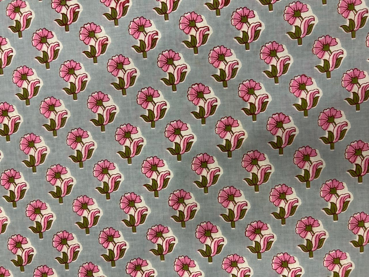 Cotton Printed Two Pc Fabric Set