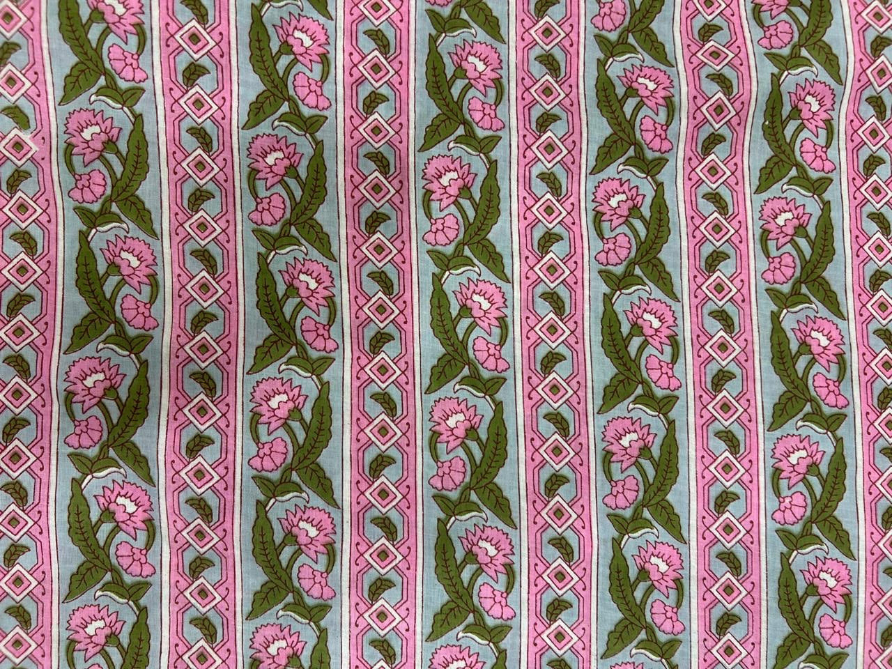 Cotton Printed Two Pc Fabric Set