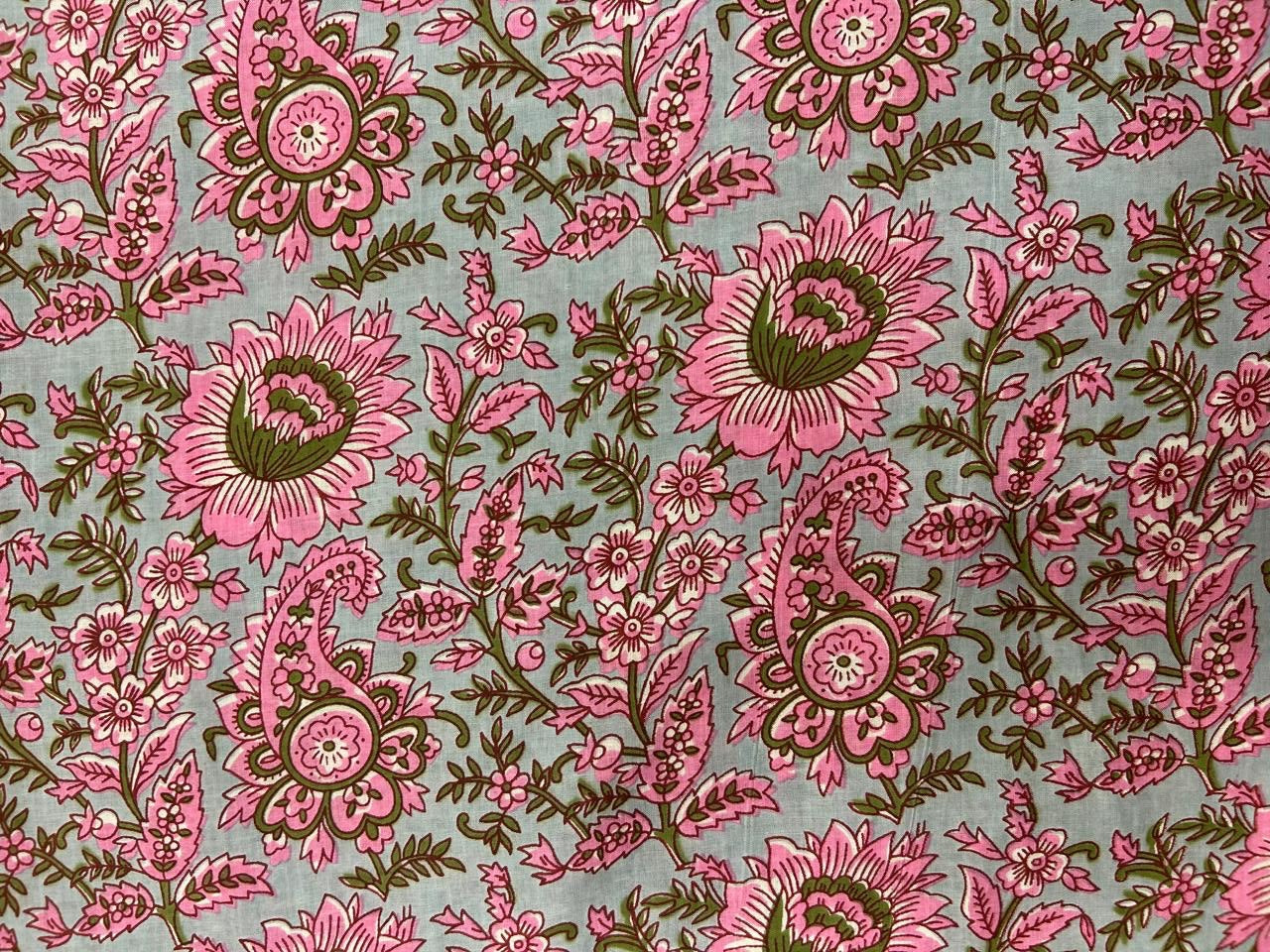 Cotton Printed Two Pc Fabric Set