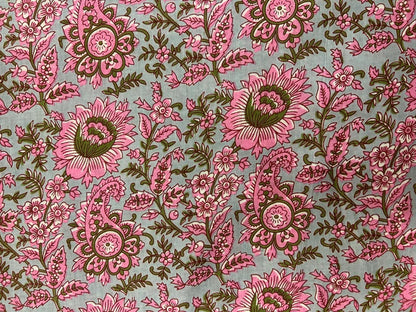 Cotton Printed Two Pc Fabric Set