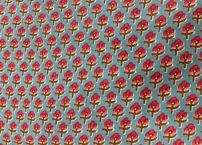 Cotton Printed Two Pc Fabric Set