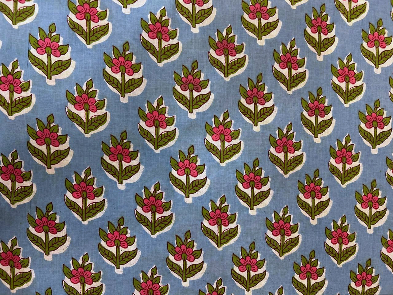 Cotton Printed Two Pc Fabric Set