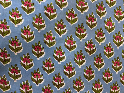 Cotton Printed Two Pc Fabric Set