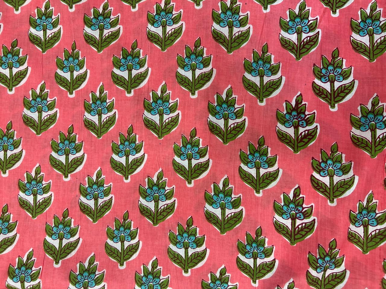 Cotton Printed Two Pc Fabric Set