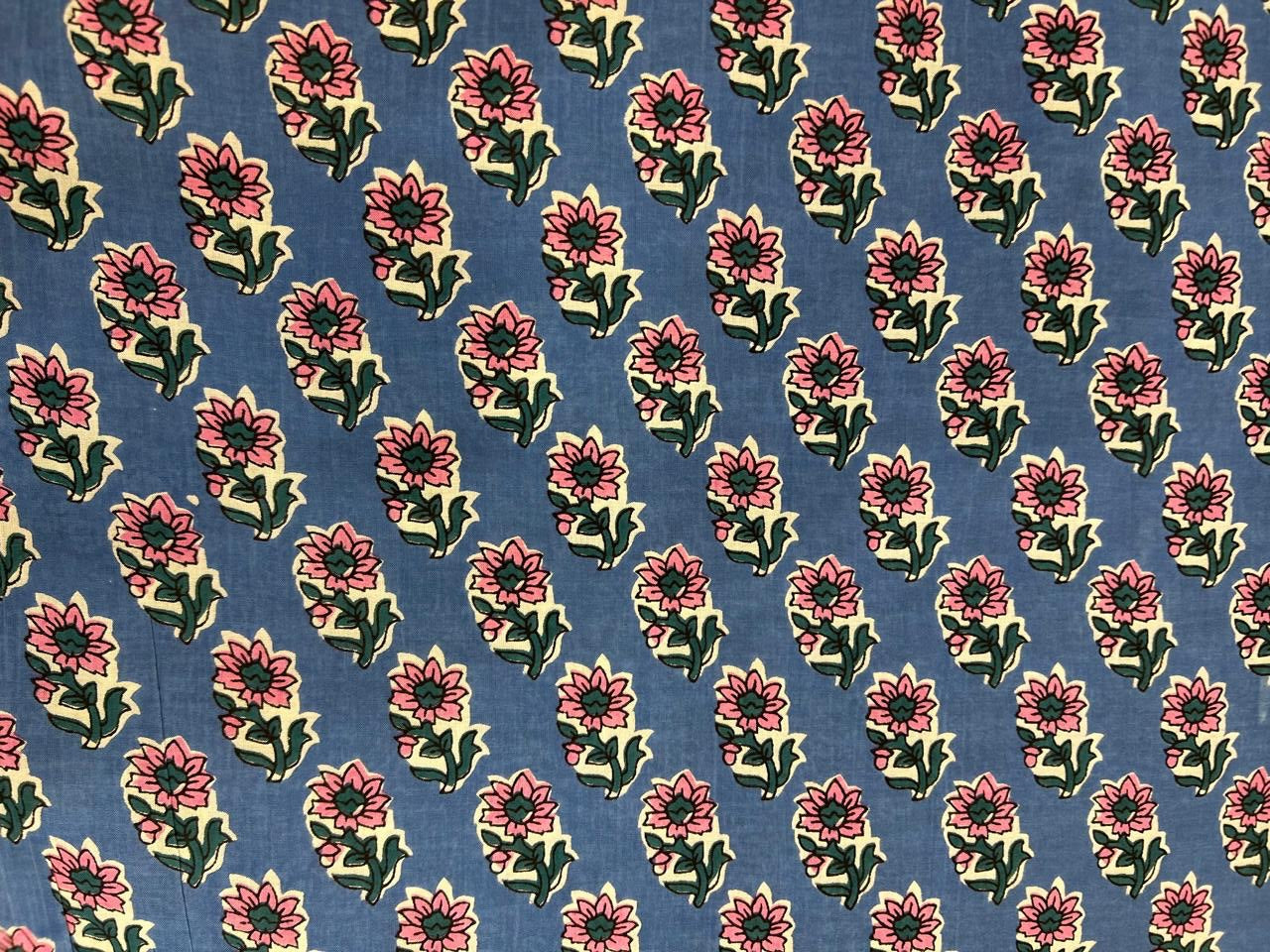 Cotton Printed Two Pc Fabric Set