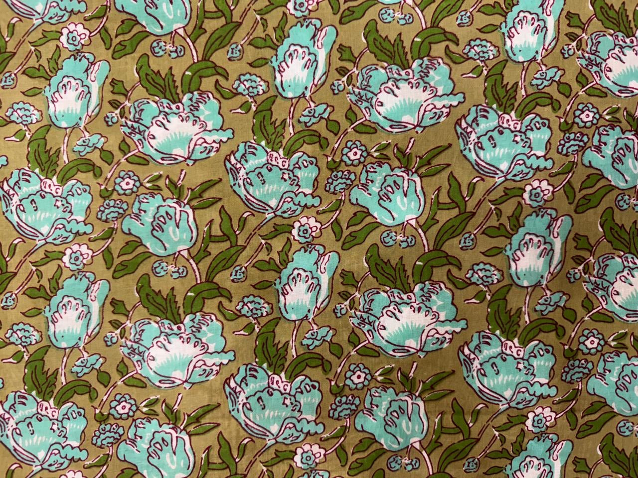 Cotton Printed Two Pc Fabric Set