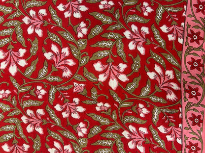 Cotton Printed Two Pc Fabric Set