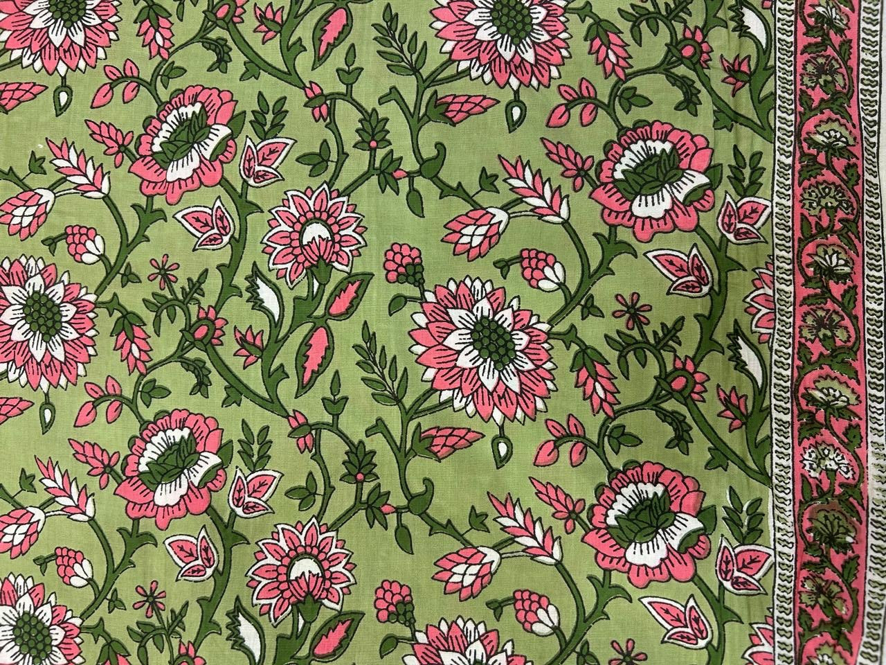 Cotton Printed Two Pc Fabric Set