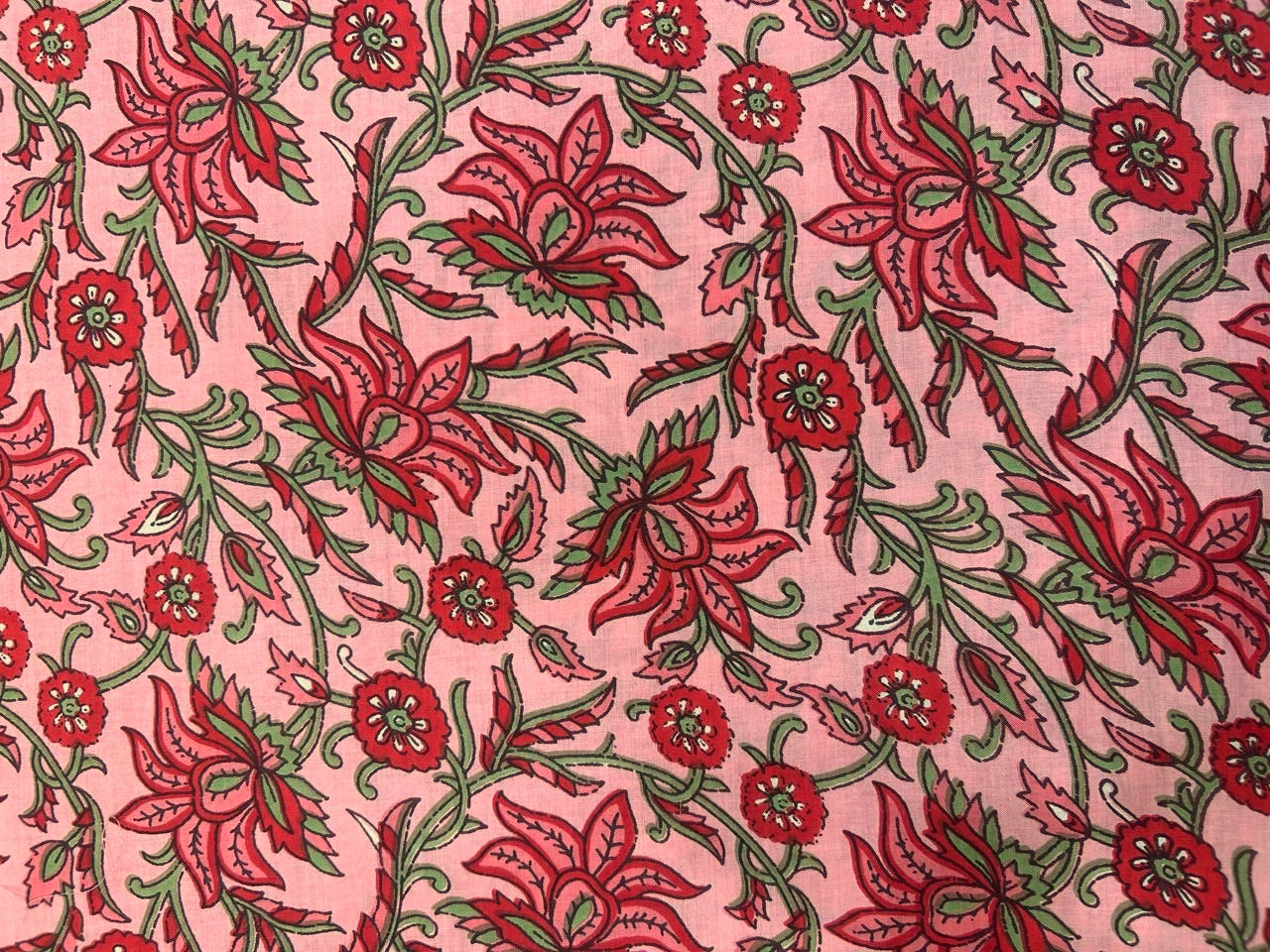 Cotton Printed Two Pc Fabric Set