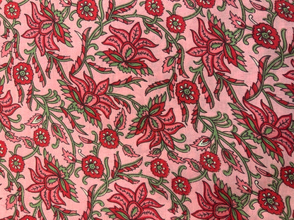 Cotton Printed Two Pc Fabric Set