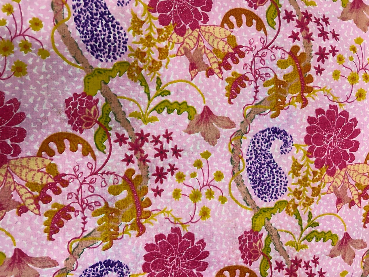 Cotton Printed Two Pc Fabric Set