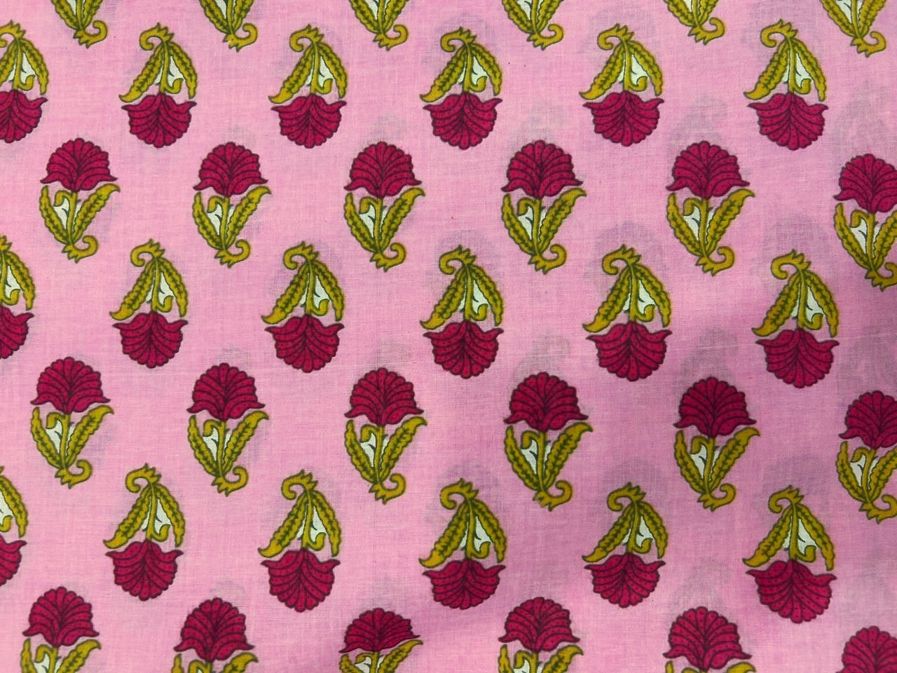 Cotton Printed Two Pc Fabric Set